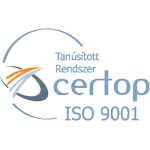 Certop ISO 9001 tanúsított rendszer